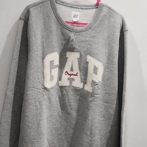 GAP Gray Sweatshirt with White Logo